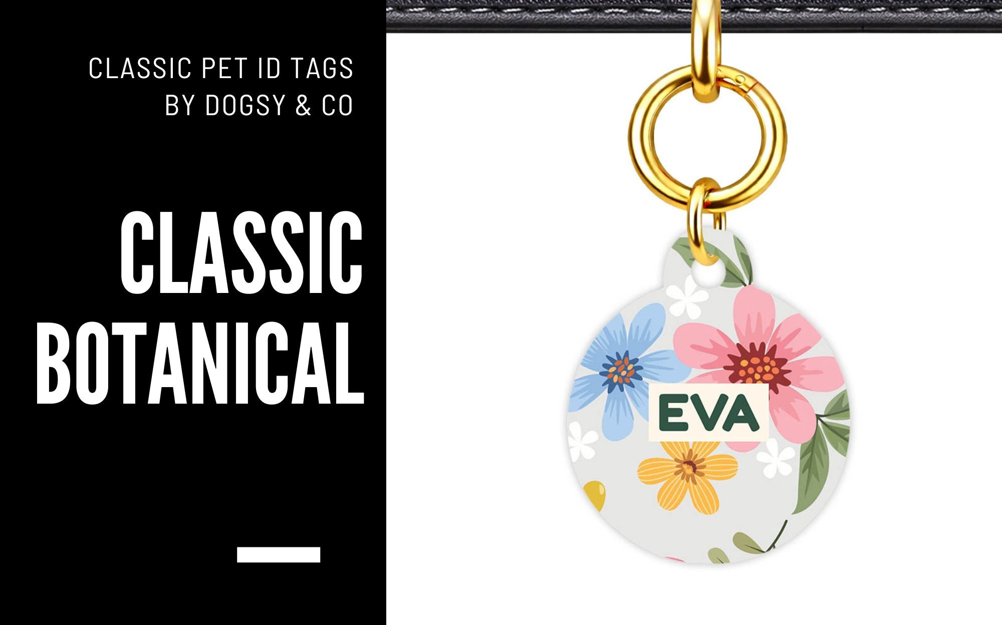 Botanical Classic Pet Id Tag
