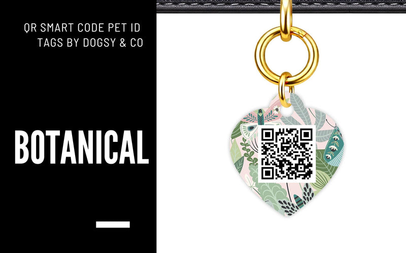 Botanical QR SMART Code Pet Id