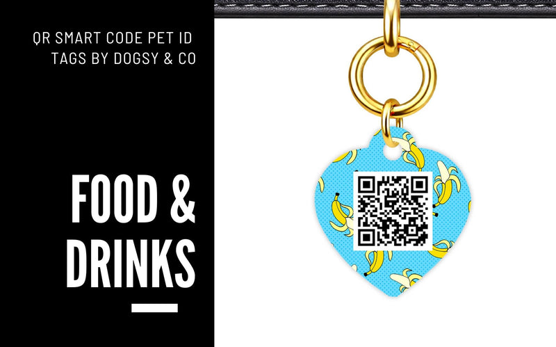 Food & Drinks QR SMART Pet Id Tag