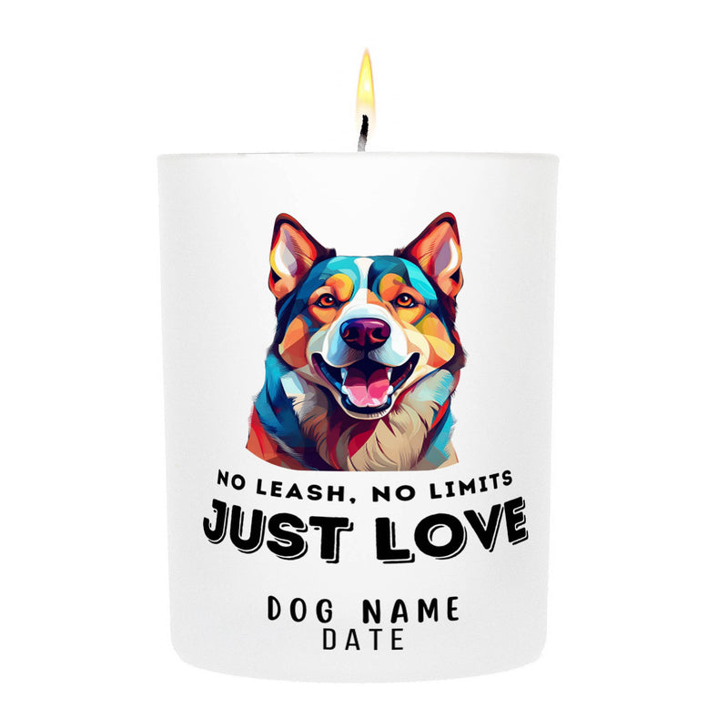 No Leash No Limits Just Love Custom Candle