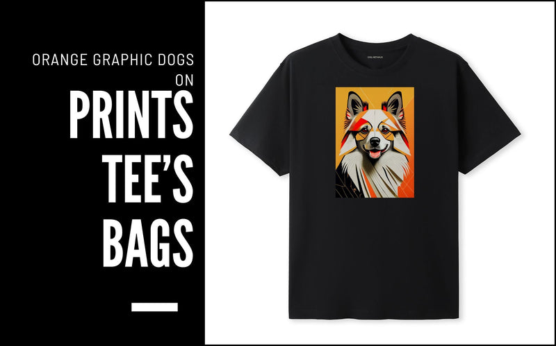 Geometric Orange Mod Chic