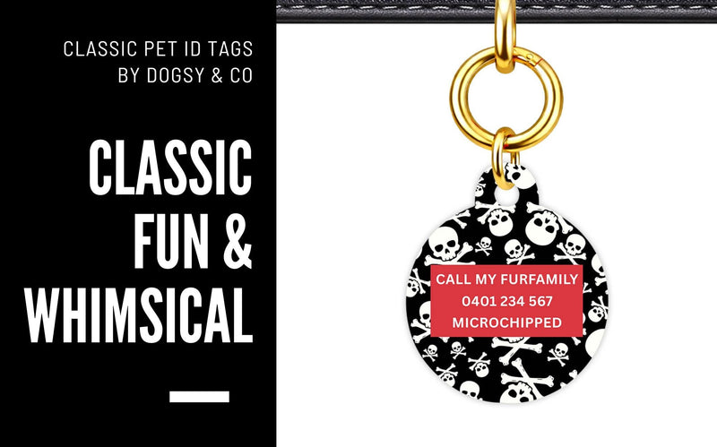 Fun & Whimsical Classic Pet ID Tag