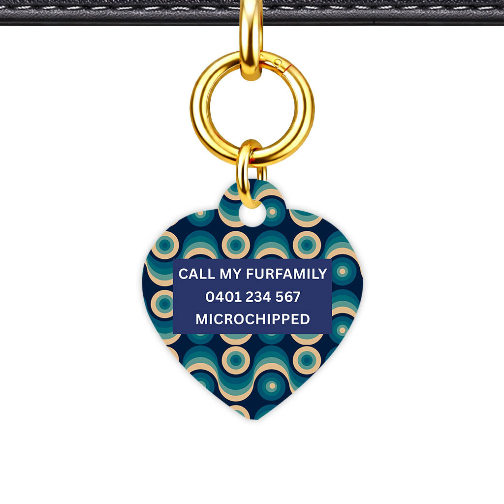 Funky 70's Blues Classic Pet ID Tag - alternate view