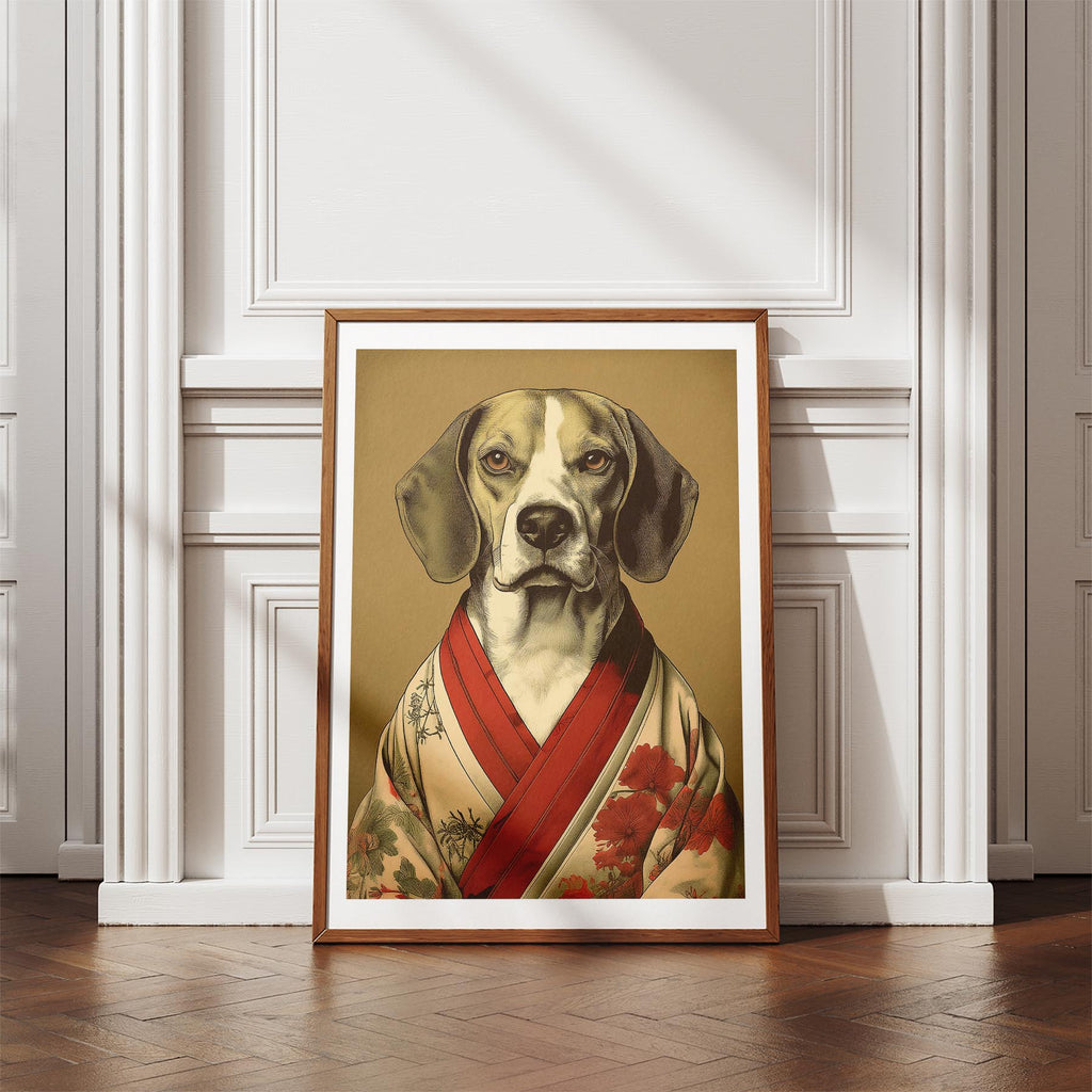 Beagle Japanse Kimono Dog Series image 4