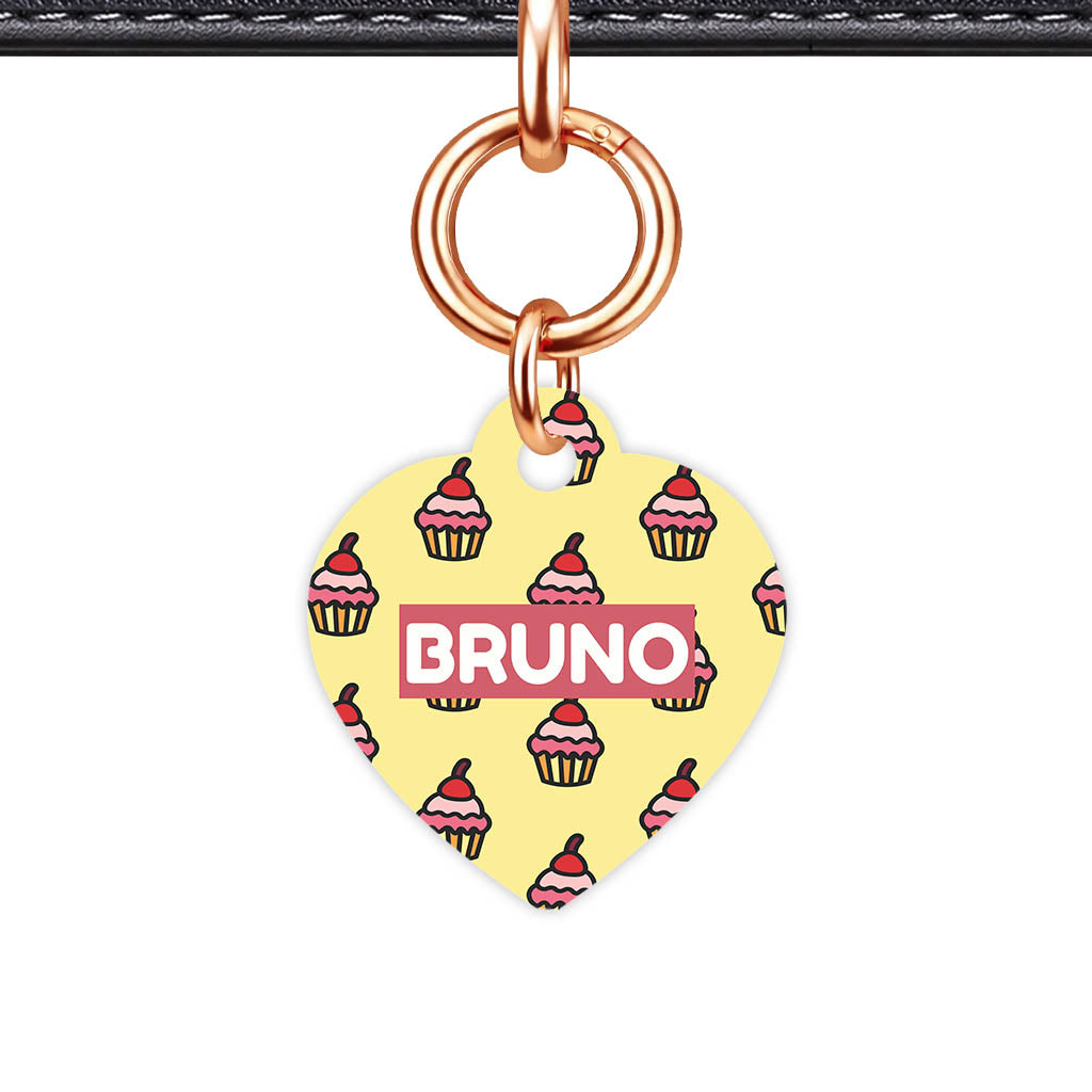 Cupcakes on Yellow Classic Pet ID Tag - image 4