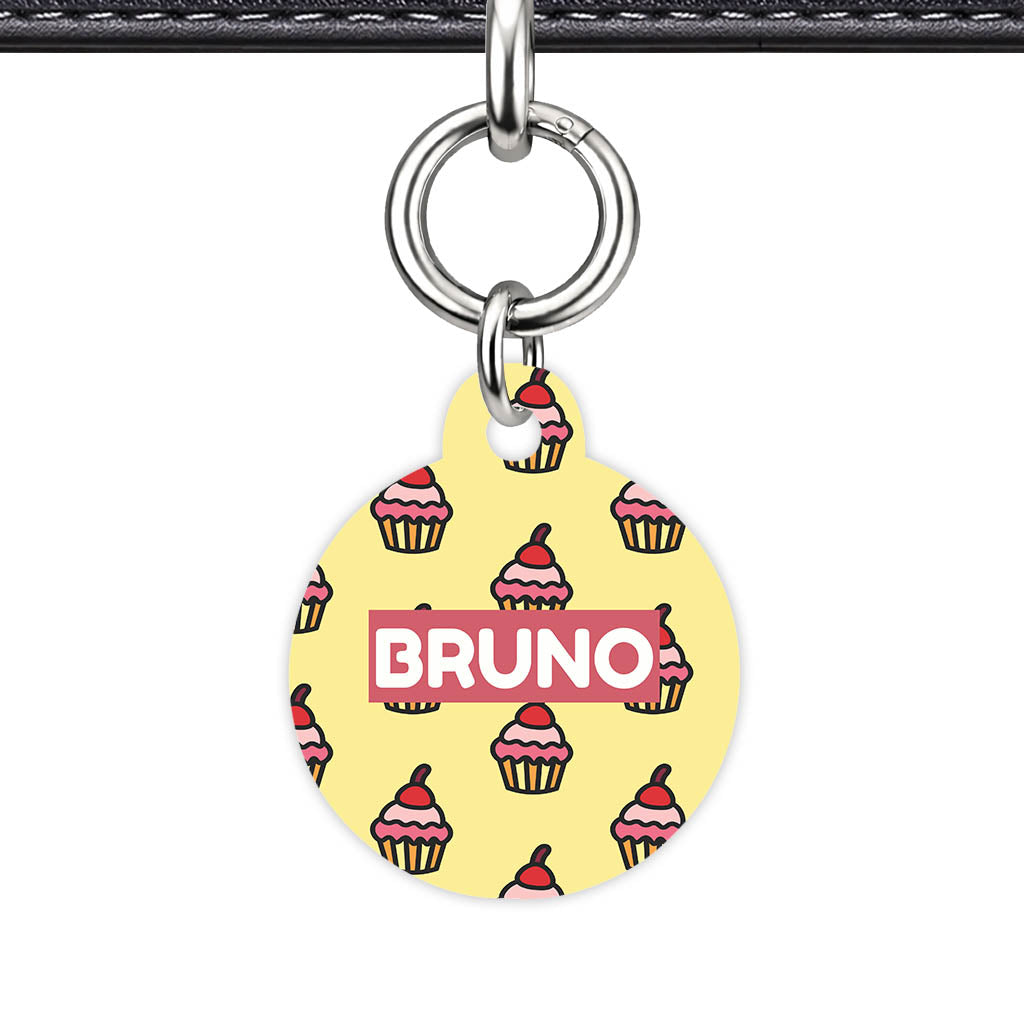 Cupcakes on Yellow Classic Pet ID Tag - image 23