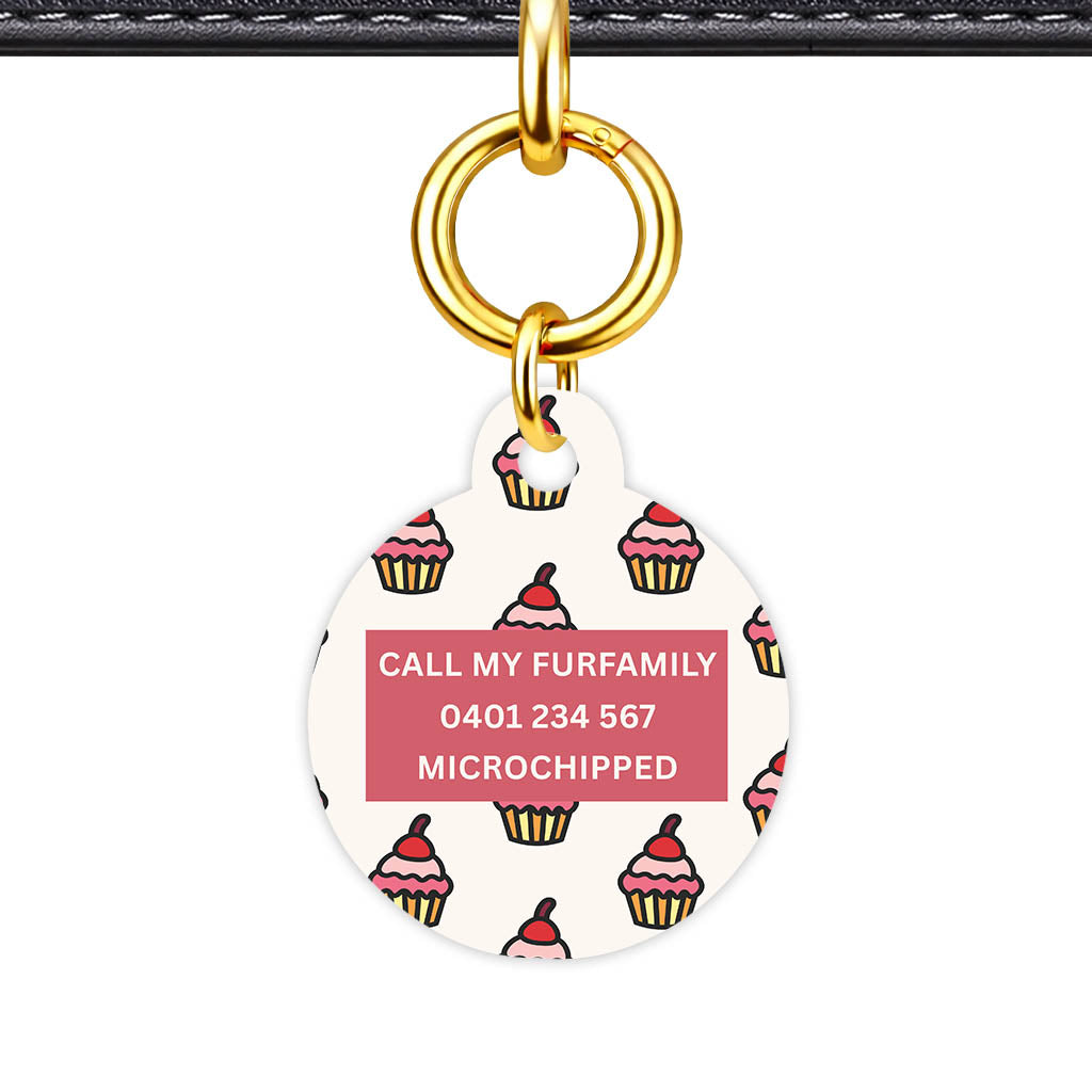 Cupcake Pink Icing Classic Pet ID Tag - image 22