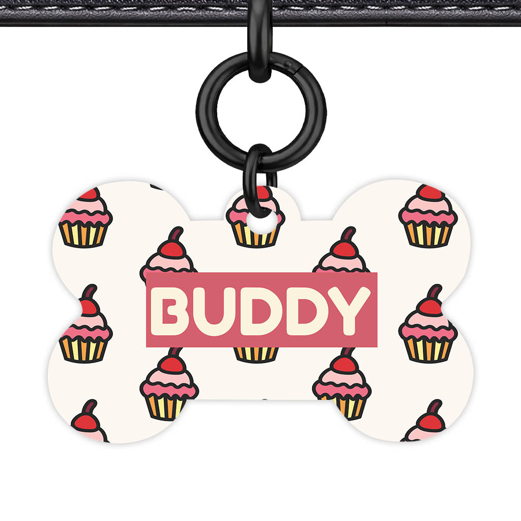 Cupcake Pink Icing Classic Pet ID Tag - image 16