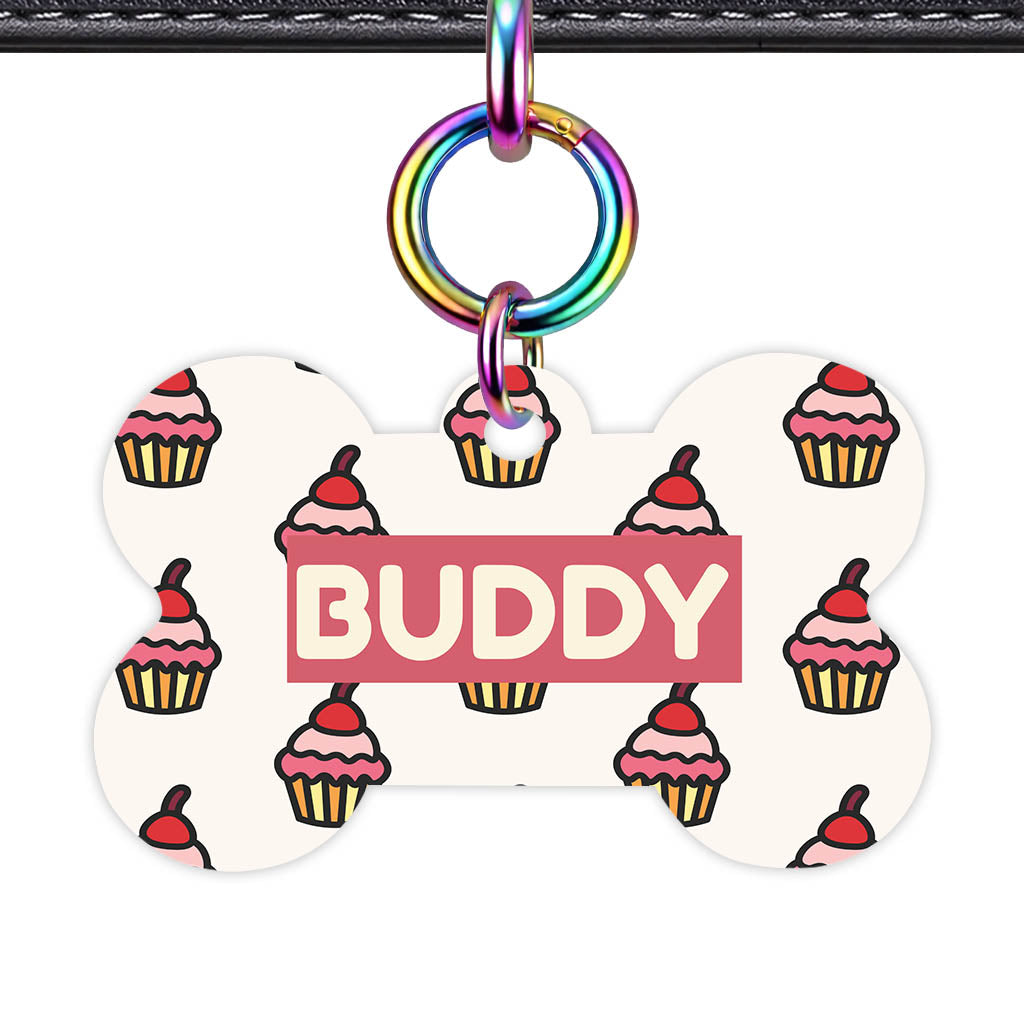 Cupcake Pink Icing Classic Pet ID Tag - image 20