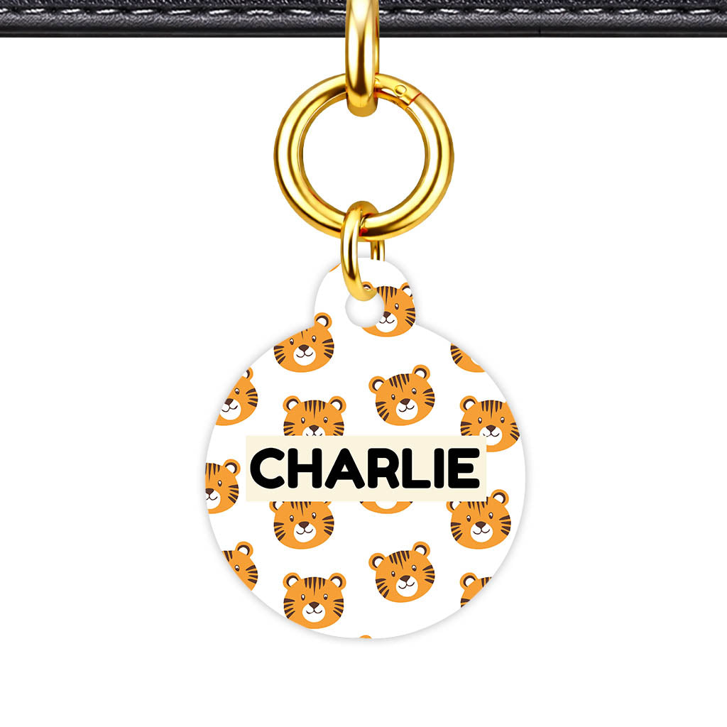 Cheeky tiger Faces Classic Pet ID Tag - image 21
