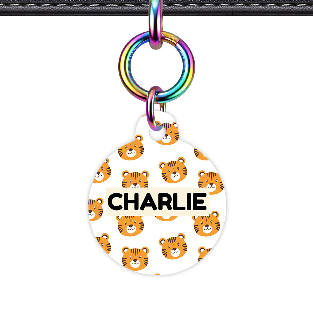 Cheeky tiger Faces Classic Pet ID Tag - image 30