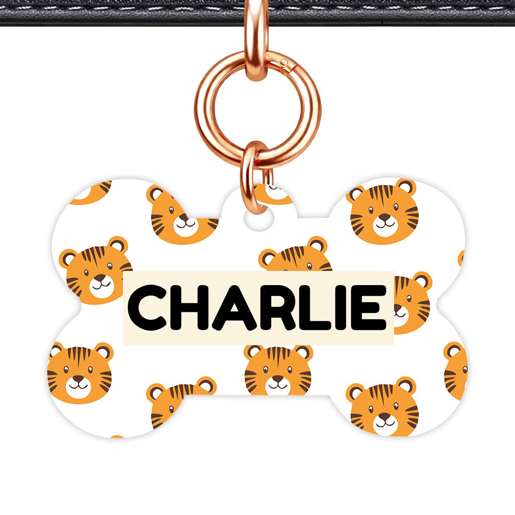 Cheeky tiger Faces Classic Pet ID Tag - image 14