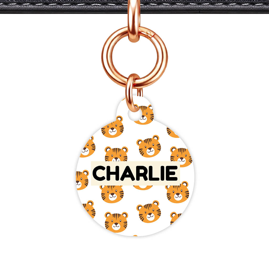 Cheeky tiger Faces Classic Pet ID Tag - image 24