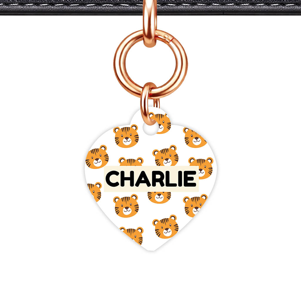 Cheeky tiger Faces Classic Pet ID Tag - image 4
