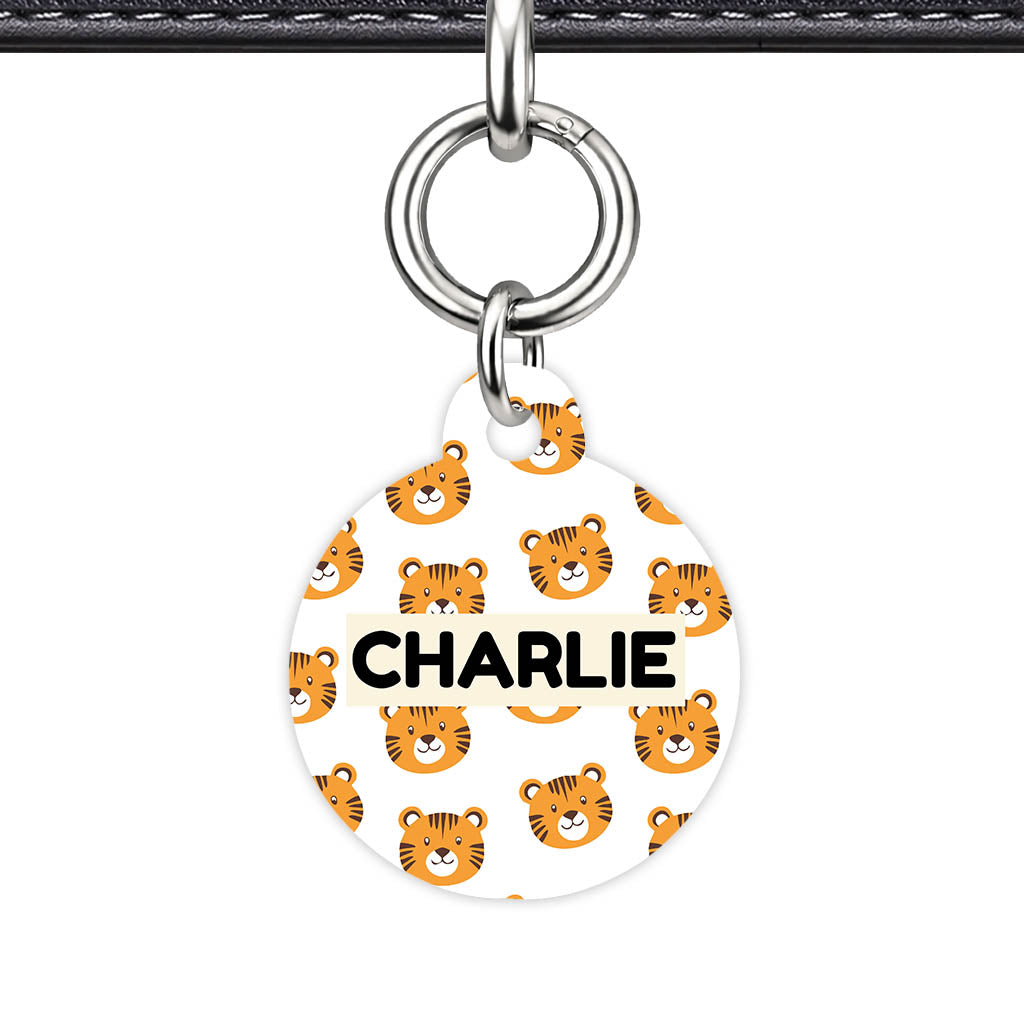Cheeky tiger Faces Classic Pet ID Tag - image 23