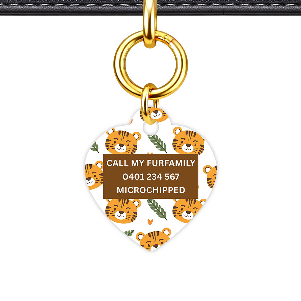 Tiger & Leaf Classic Pet ID Tag - alternate view