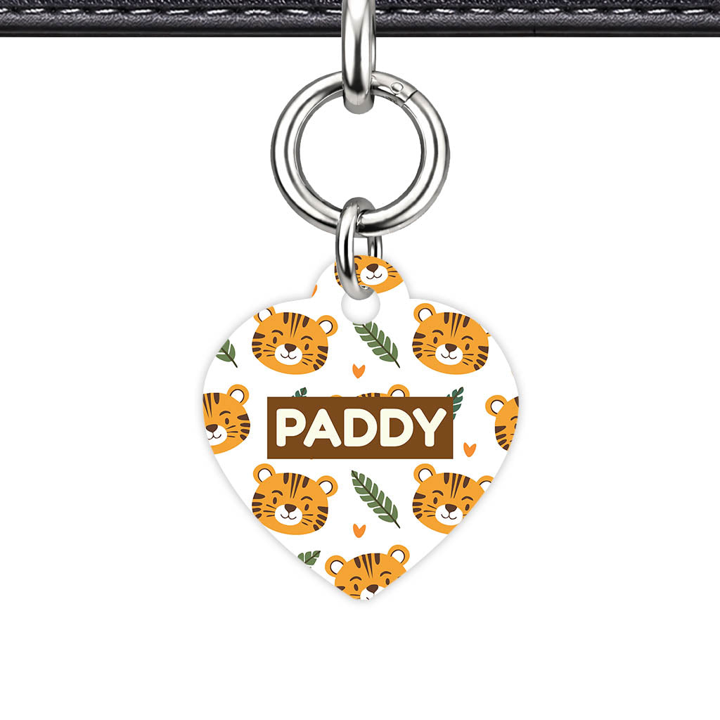 Tiger & Leaf Classic Pet ID Tag - detail view