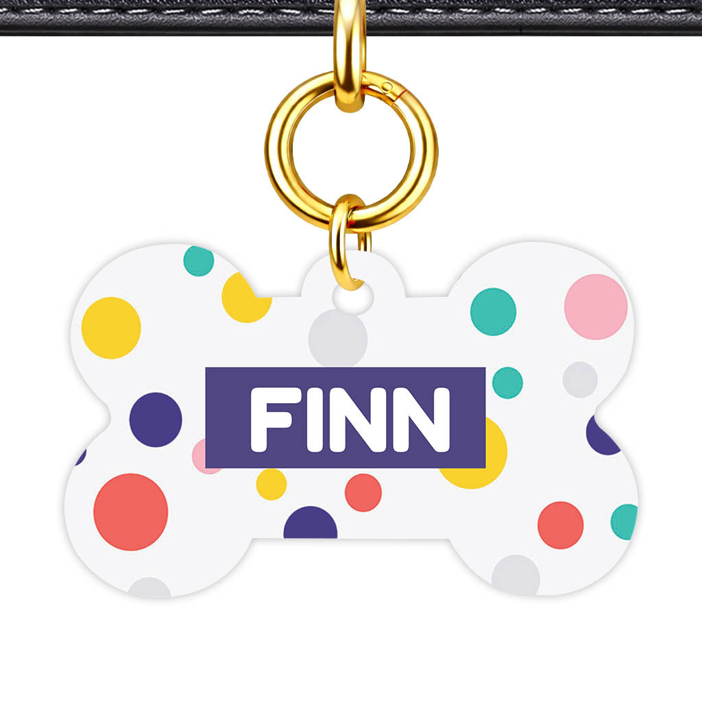 Polka Dot Colours Classic Pet ID Tag - image 11