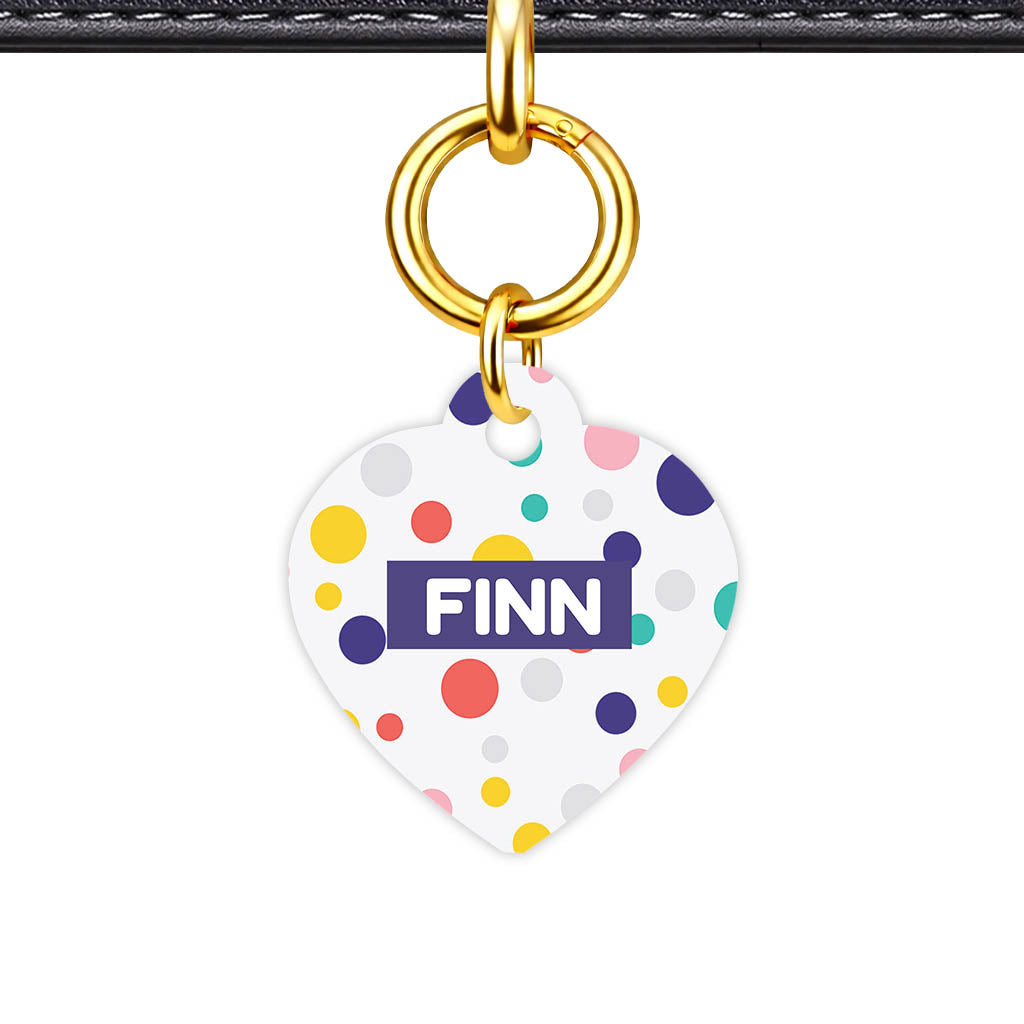 Polka Dot Colours Classic Pet ID Tag | Dogsy & Co