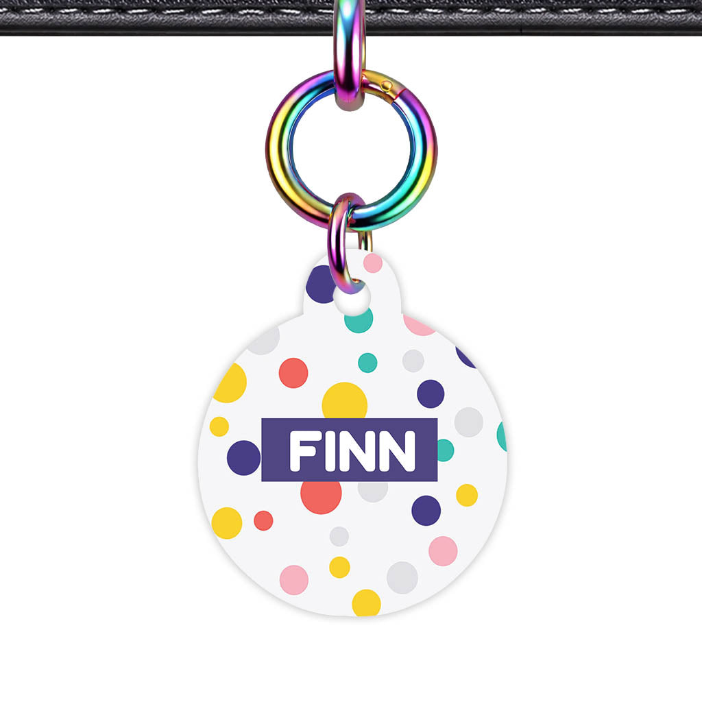 Polka Dot Colours Classic Pet ID Tag - image 30