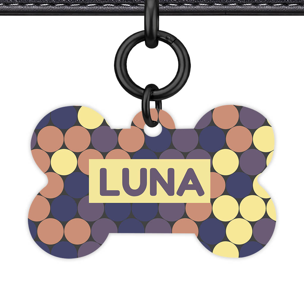 Retro Dot Parade Classic Pet ID Tag - image 16