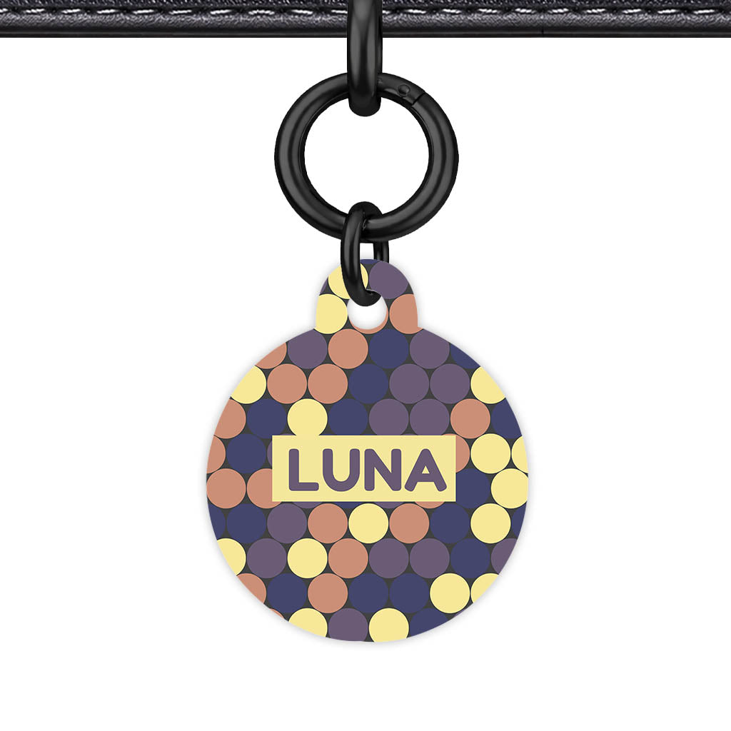 Retro Dot Parade Classic Pet ID Tag - image 26
