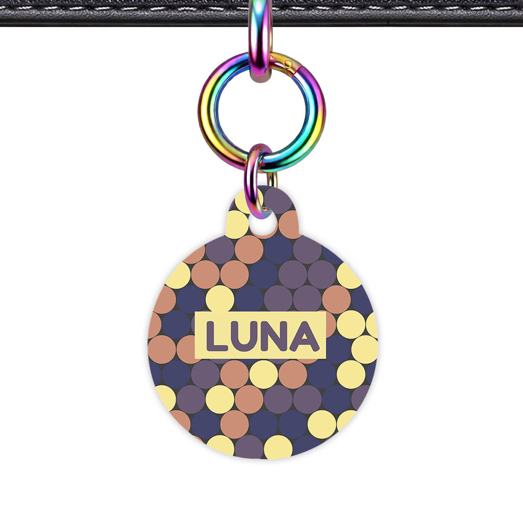 Retro Dot Parade Classic Pet ID Tag - image 30