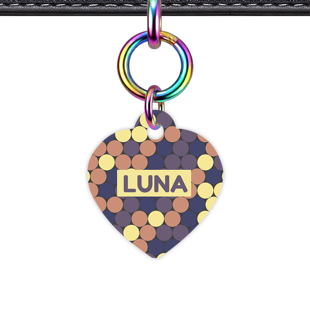 Retro Dot Parade Classic Pet ID Tag - image 10