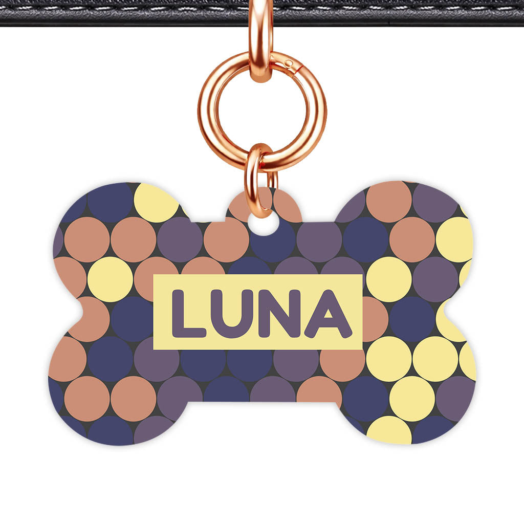 Retro Dot Parade Classic Pet ID Tag - image 14
