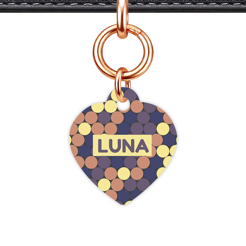 Retro Dot Parade Classic Pet ID Tag - image 4