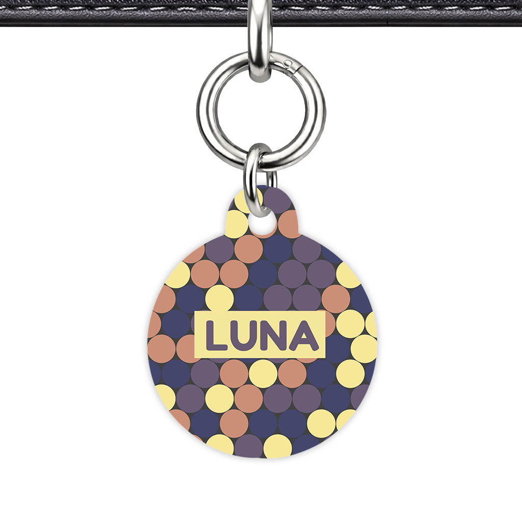 Retro Dot Parade Classic Pet ID Tag - image 23