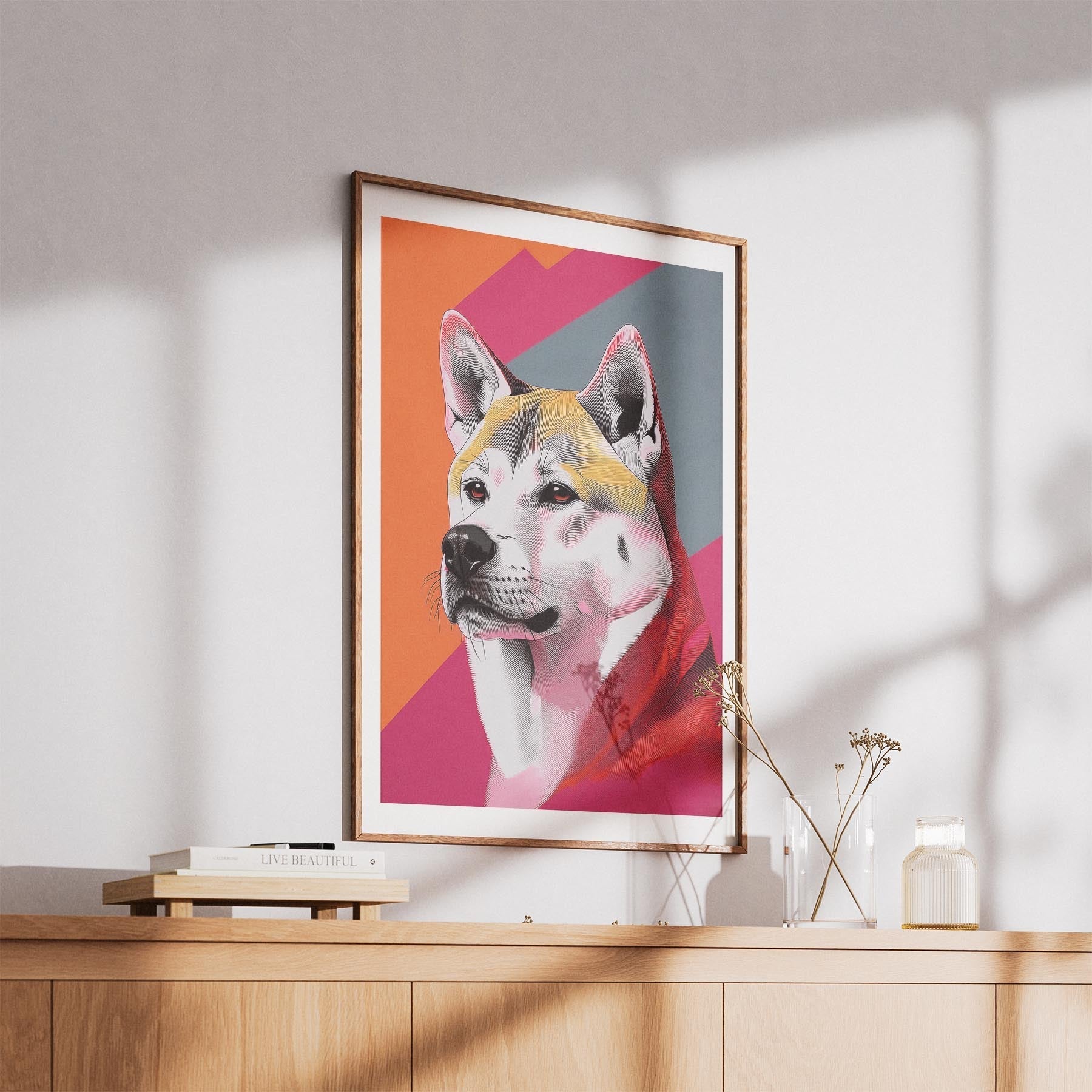 Akita Inu Modern Pop Dog Series image 5