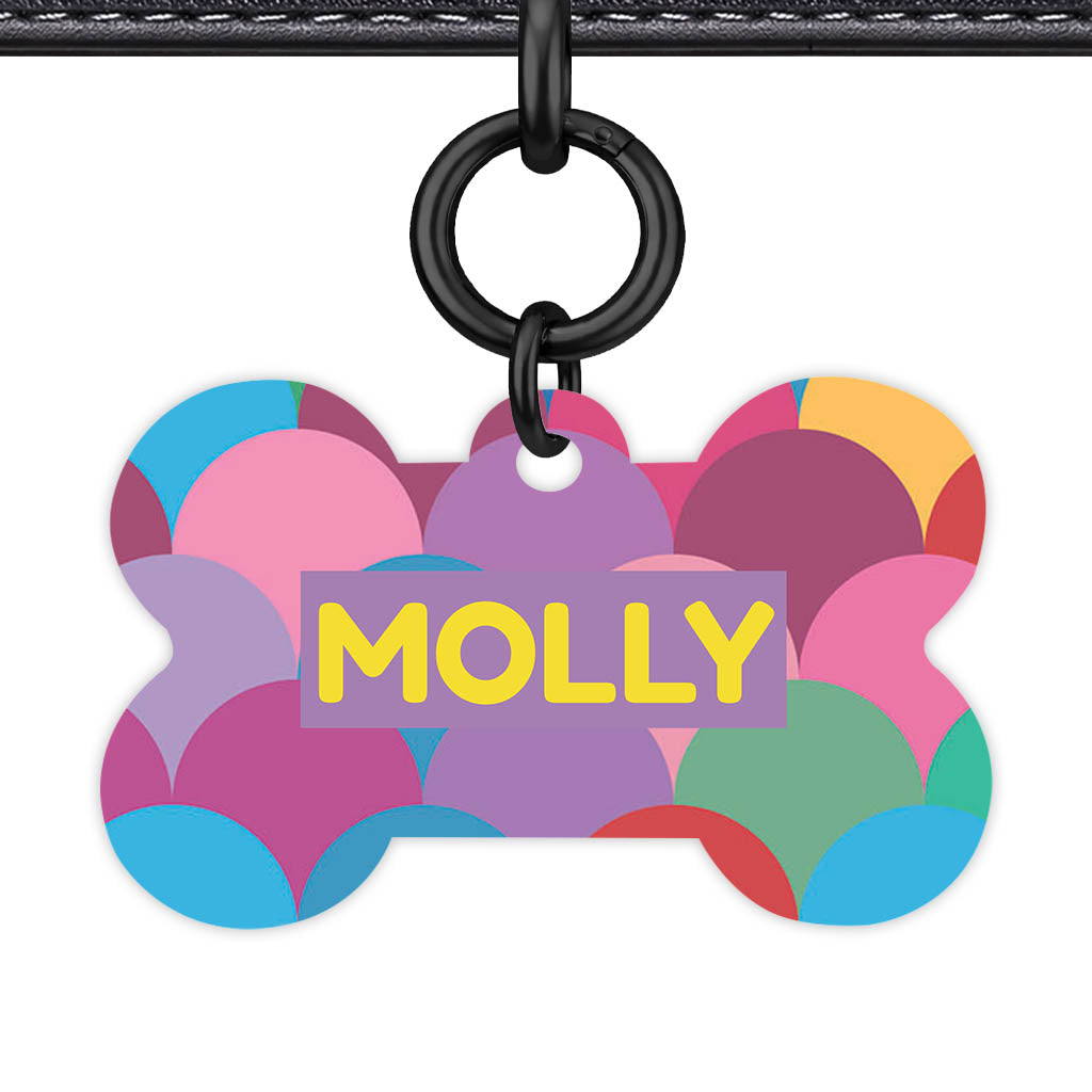 Rainbow Scallop Pop Classic Pet ID Tag - image 16