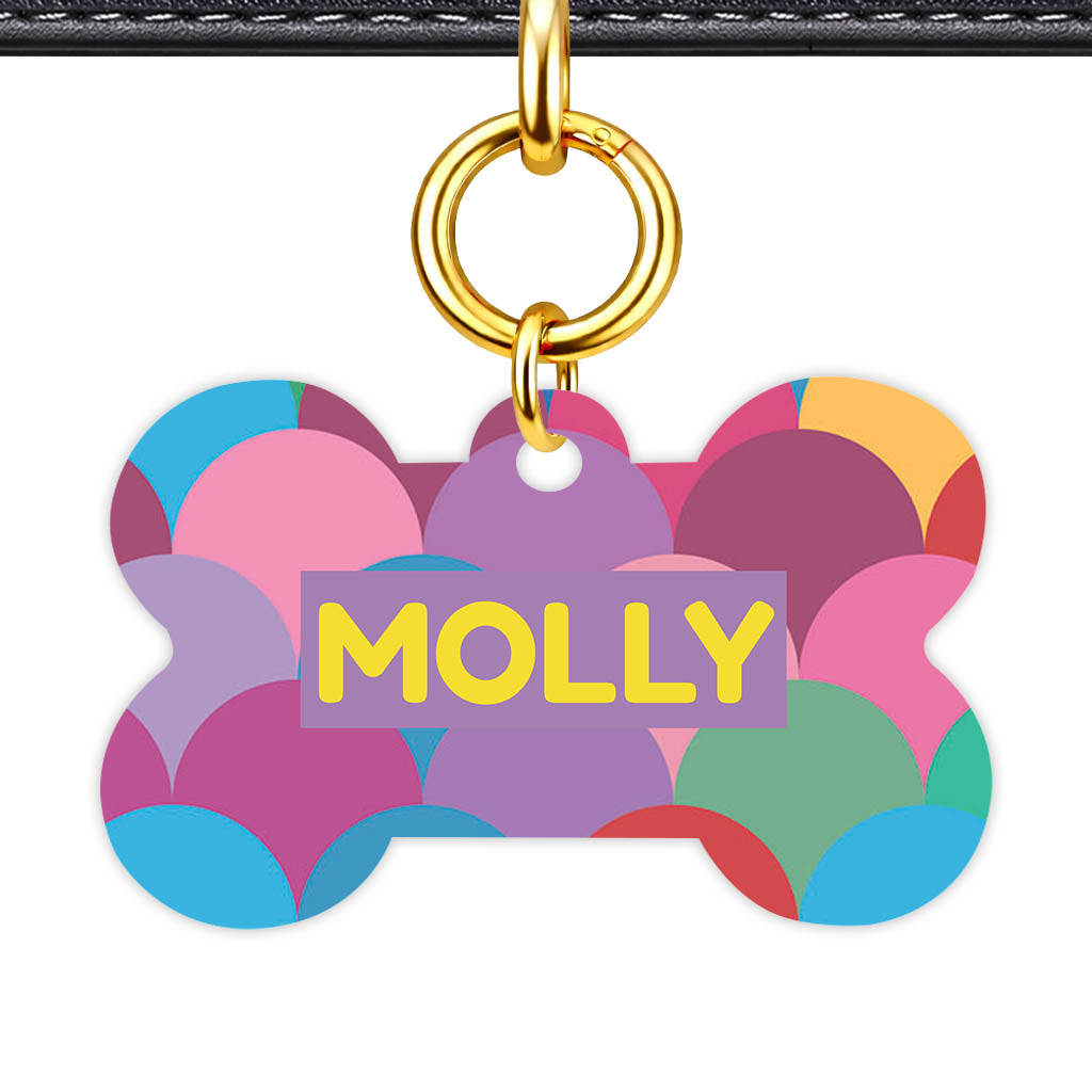 Rainbow Scallop Pop Classic Pet ID Tag - image 11