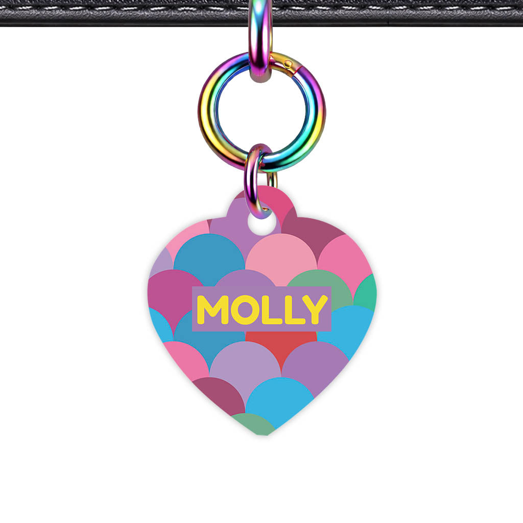 Rainbow Scallop Pop Classic Pet ID Tag - image 10