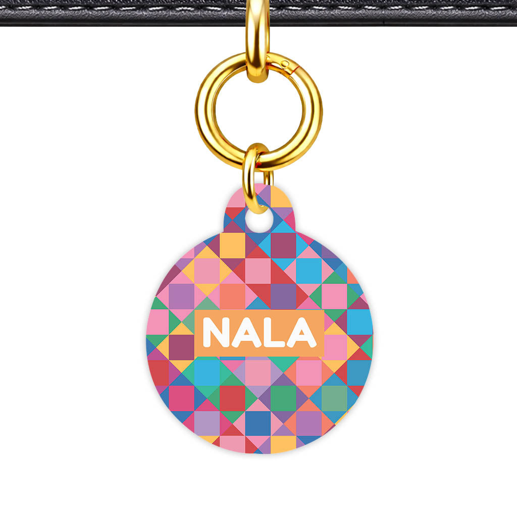 Colour Block QR Smart Pet ID Tag