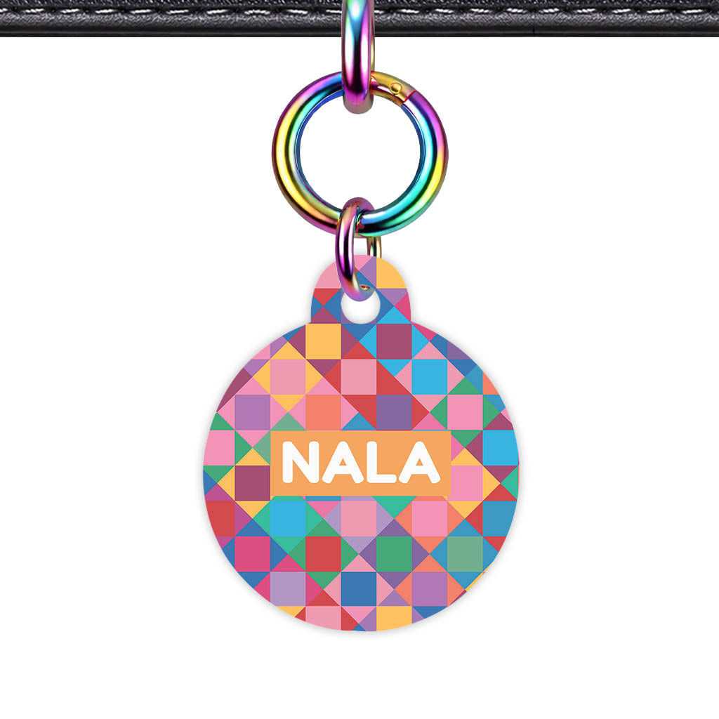 Colour Block QR Smart Pet ID Tag