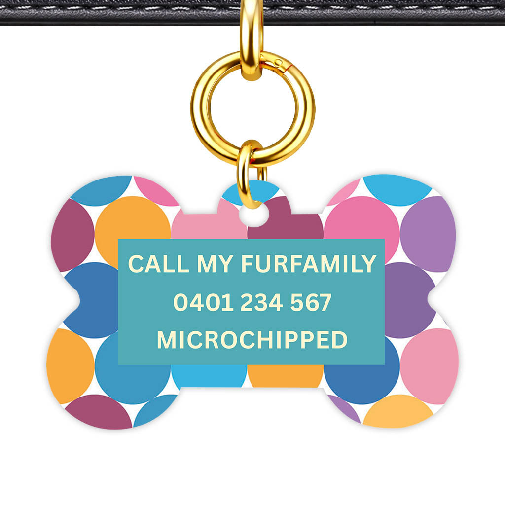 Happy Dot Pop Classic Pet ID Tag - image 12