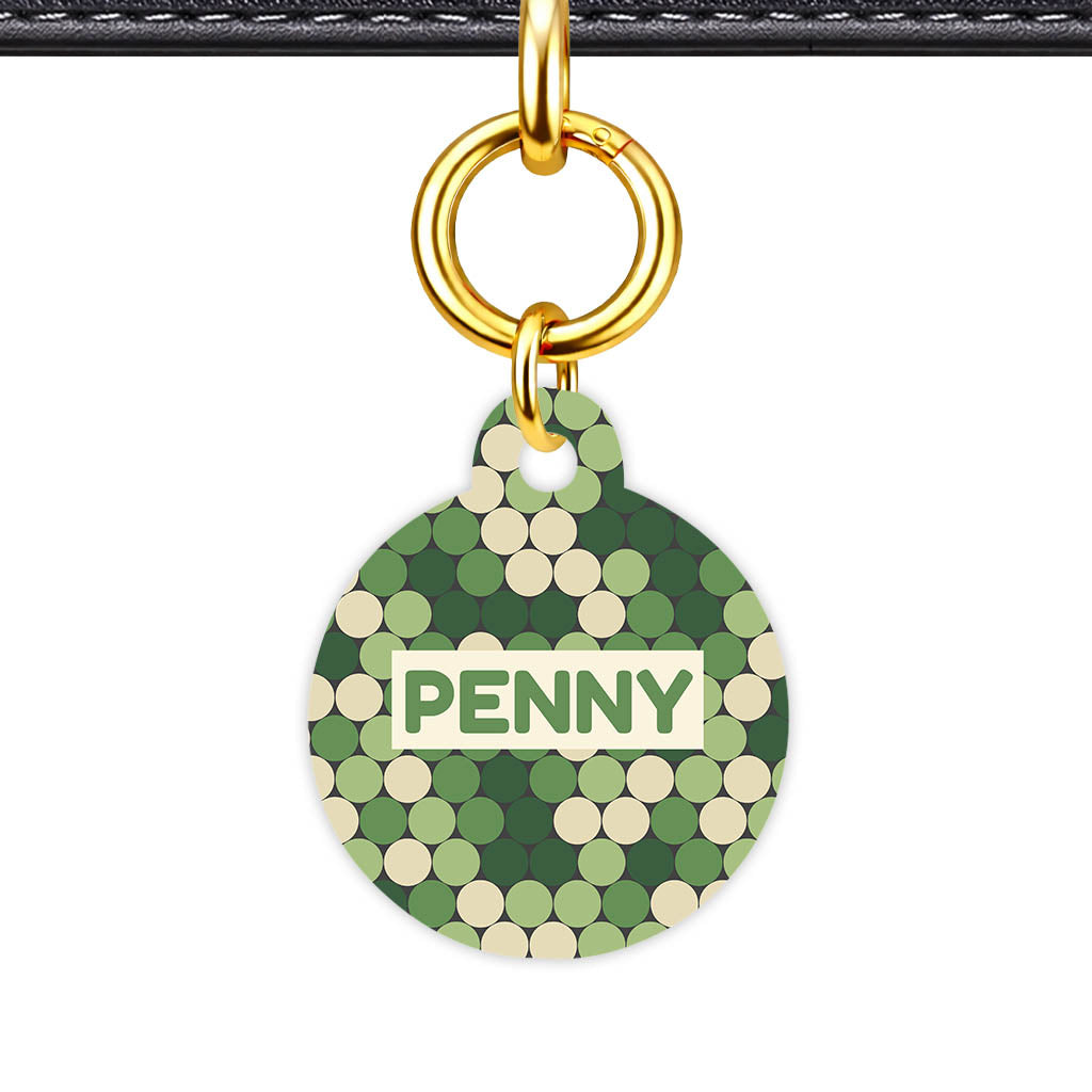 Forest Dot Harmony QR Smart Pet ID Tag