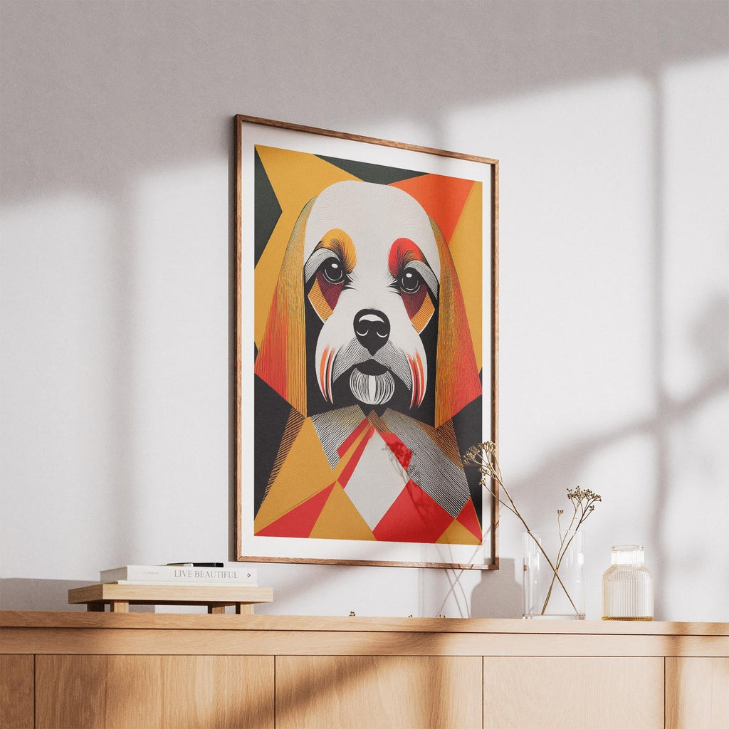 Maltese Geometric Orange Series image 5