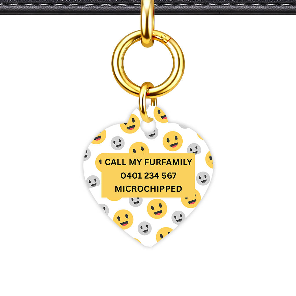 Happy Face Classic Pet ID Tag - alternate view