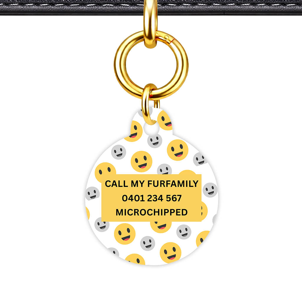 Happy Face Classic Pet ID Tag - image 22