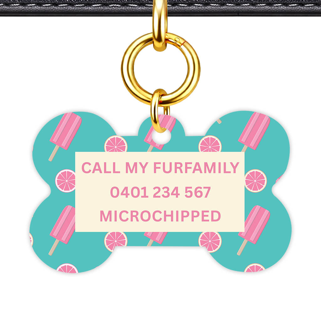 Pinky Popsicle Party Classic Pet ID Tag - image 12