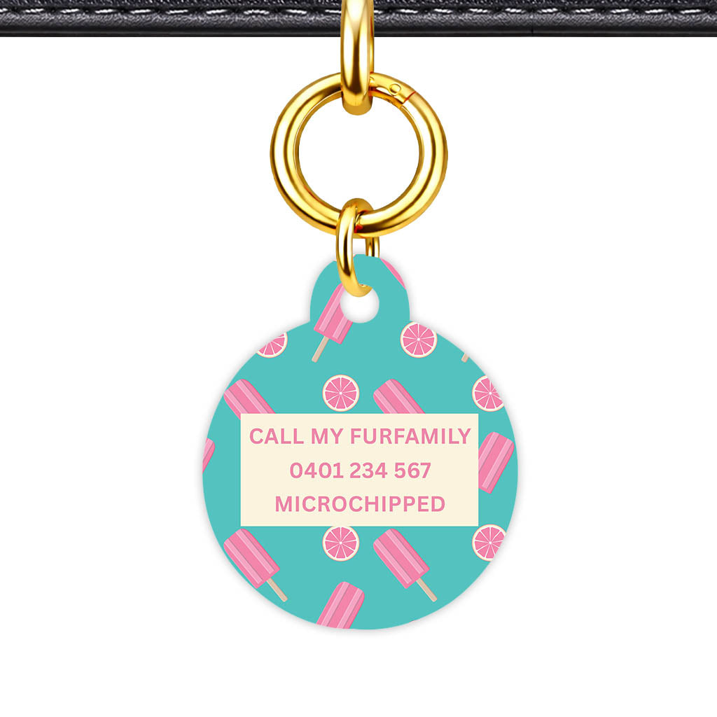 Pinky Popsicle Party Classic Pet ID Tag - image 22