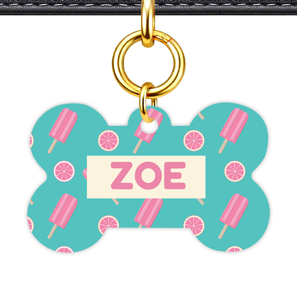 Pinky Popsicle Party Classic Pet ID Tag - image 11