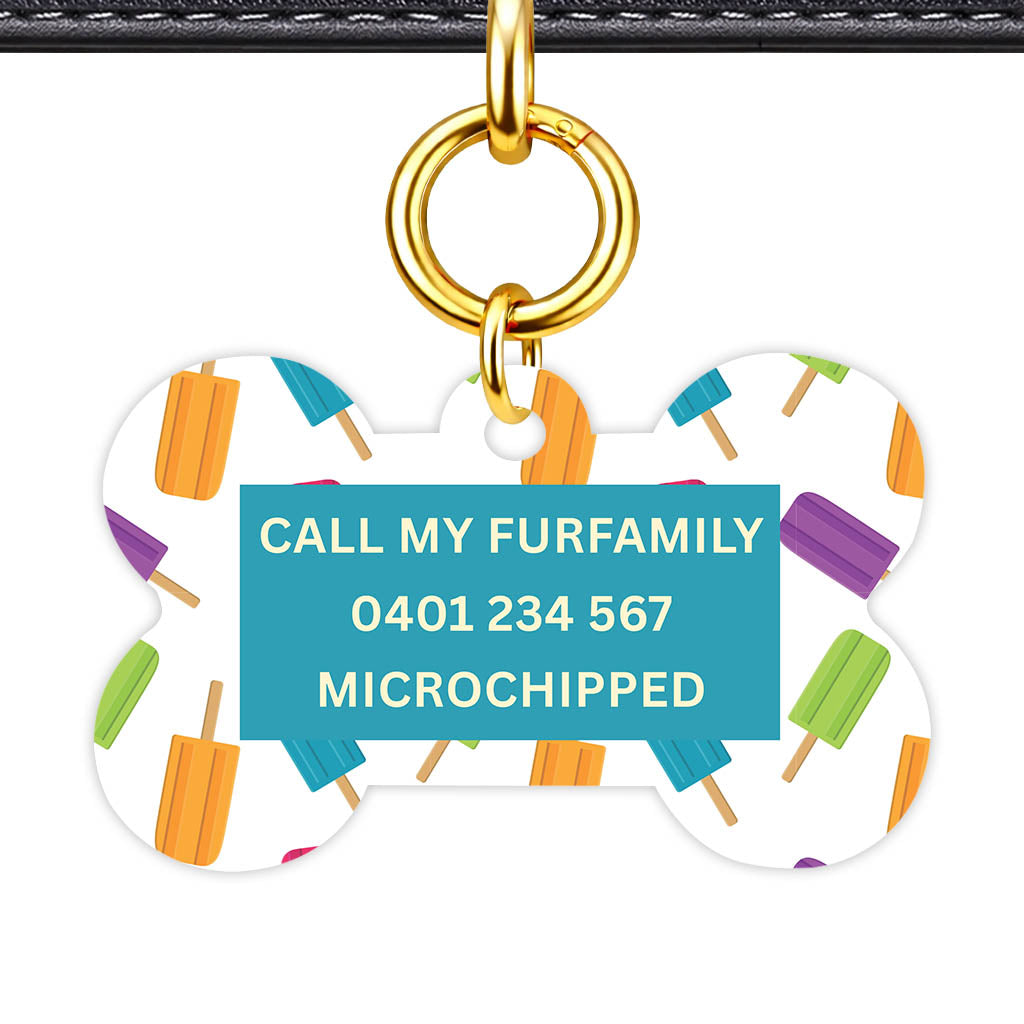 Rainbow Popsicle Parade Classic Pet ID Tag - image 12
