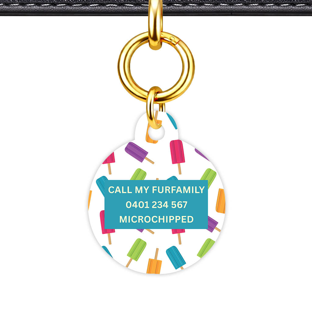Rainbow Popsicle Parade Classic Pet ID Tag - image 22