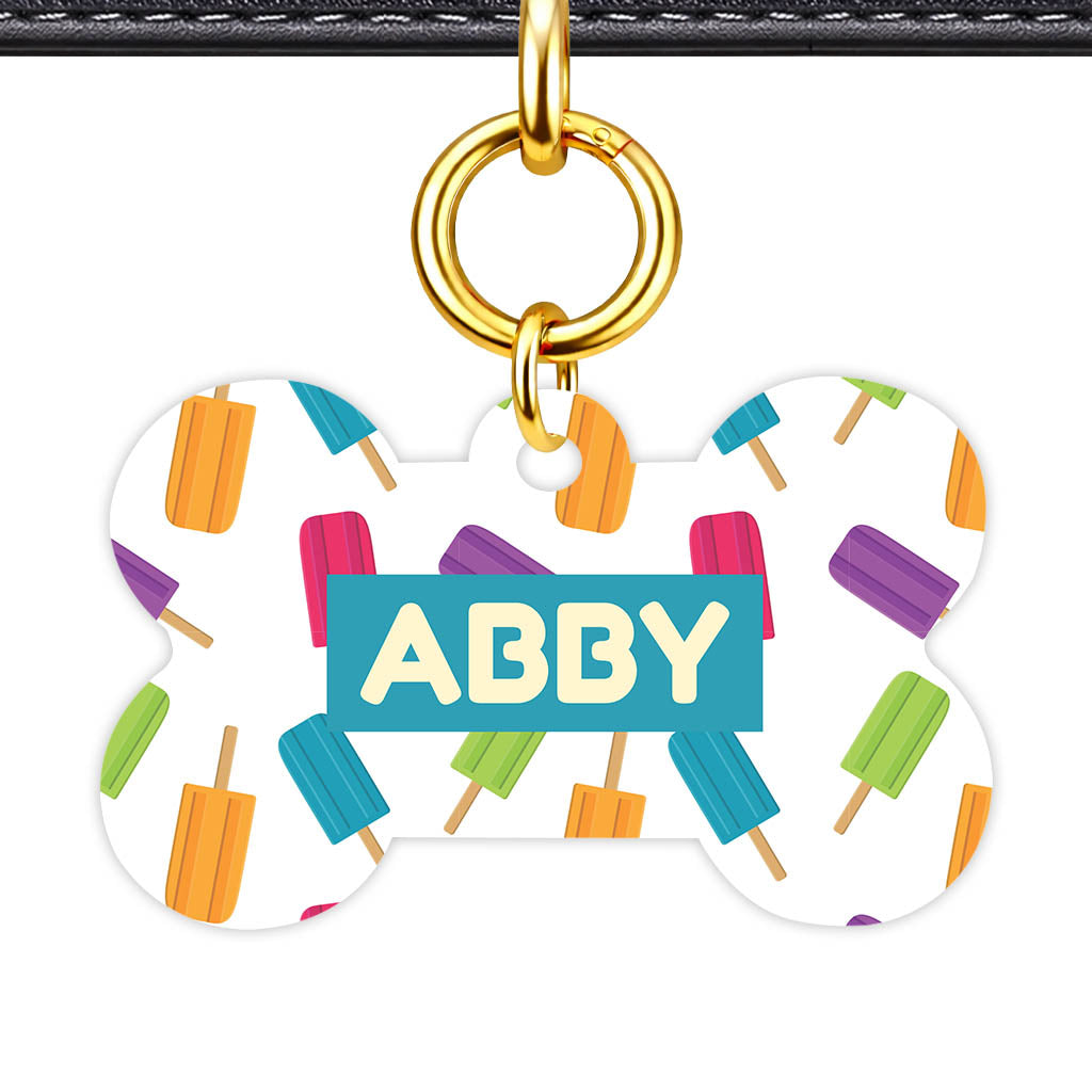 Rainbow Popsicle Parade Classic Pet ID Tag - image 11