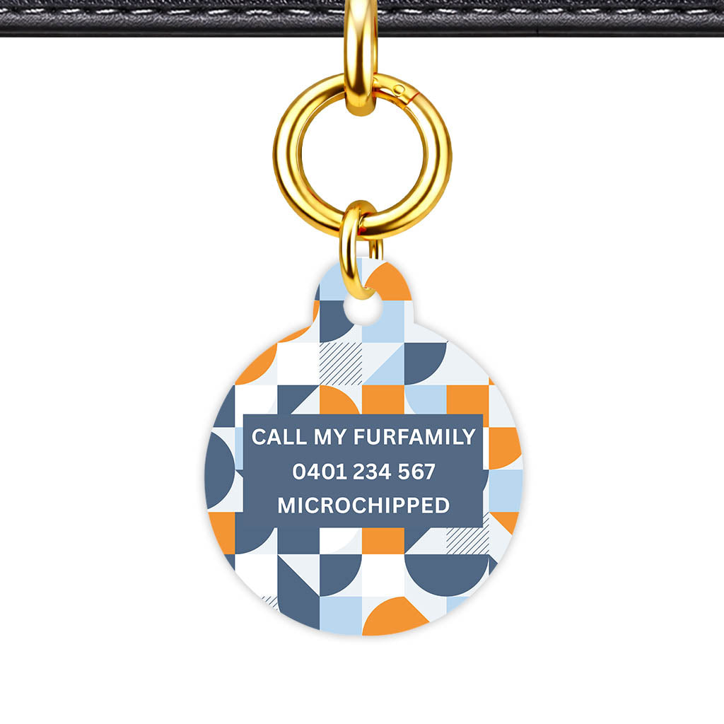 Modern Geo Patch Classic Pet ID Tag - image 21