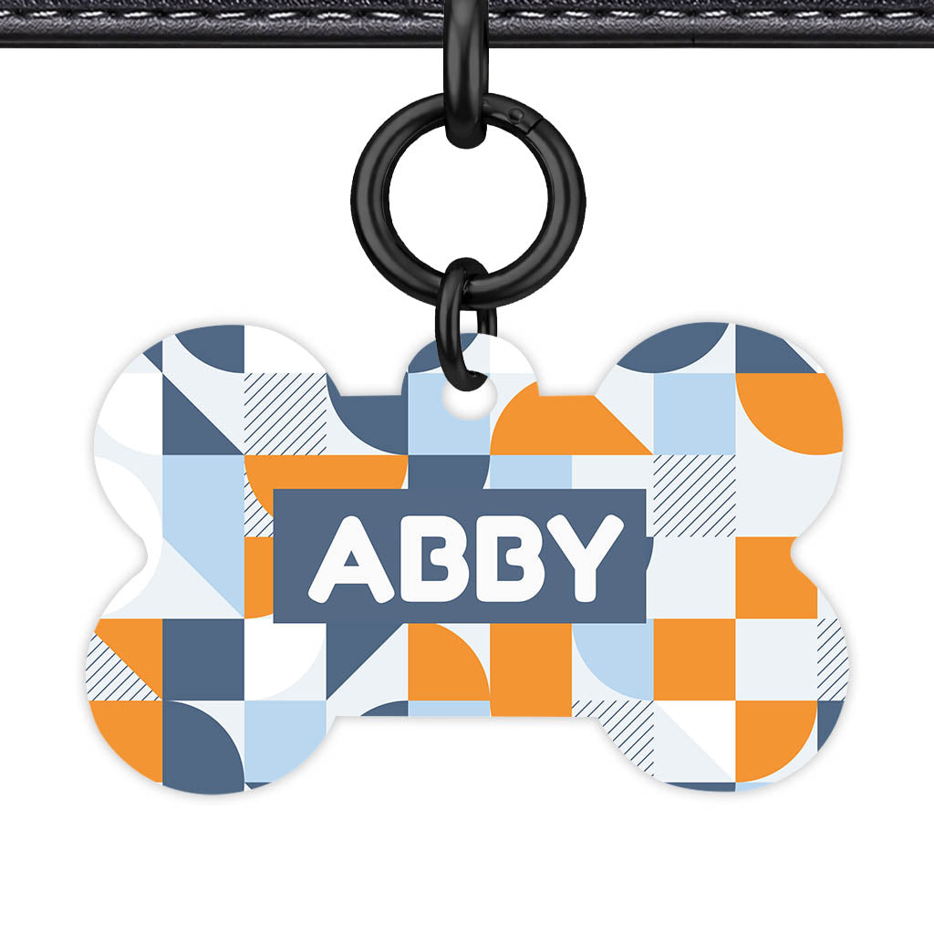 Modern Geo Patch Classic Pet ID Tag - image 15
